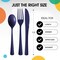 Exquisite Polished Plastic Silverware – 150 Pcs Heavy Duty Cutlery Set – 50 Each of Forks, Knives & Spoons – Disposable Utensil Set for Parties, Events & Catering – Flatware Set by Party Solids